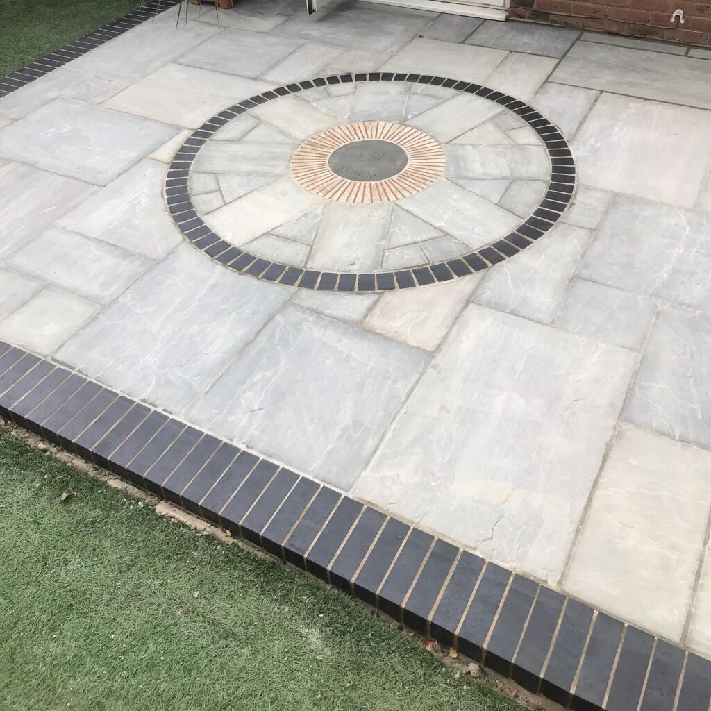 Sandstone patio