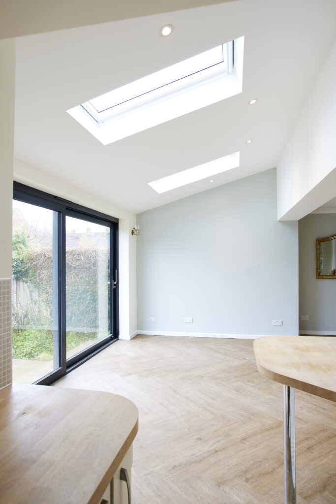 single storey extension interior